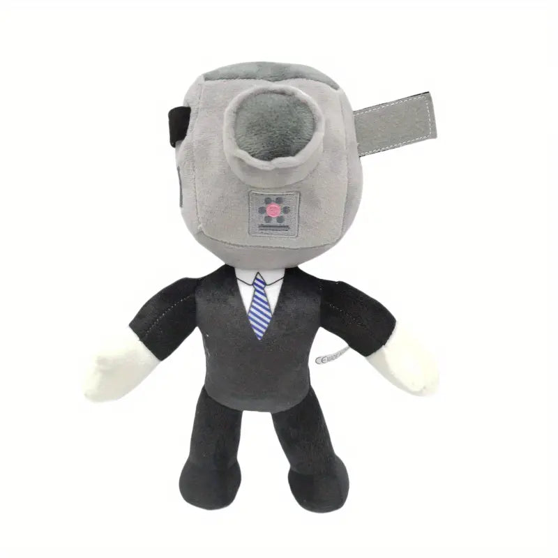 Gray Speakerman Boss Skibidi Toilet Plush