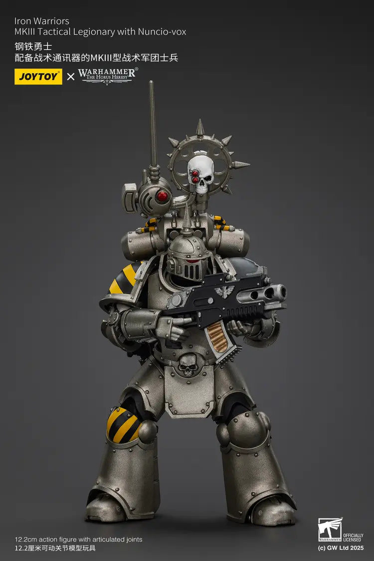 JOYTOY - lron Warriors MKlIl Tactical Legionary with Nuncio-vox (PRE-ORDER RELEASES JUNE)
