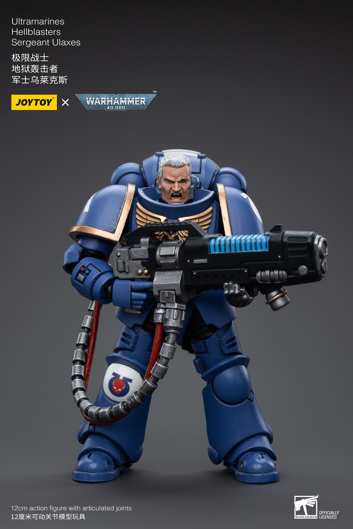 JOYTOY - Ultramarines Hellblasters Sergeant Ulaxes
