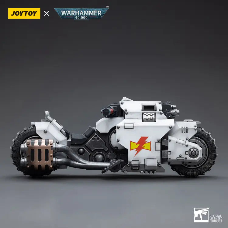 JOYTOY - White Scars Raider-pattern Combat Bike (PRE-ORDER RELEASES JULY)