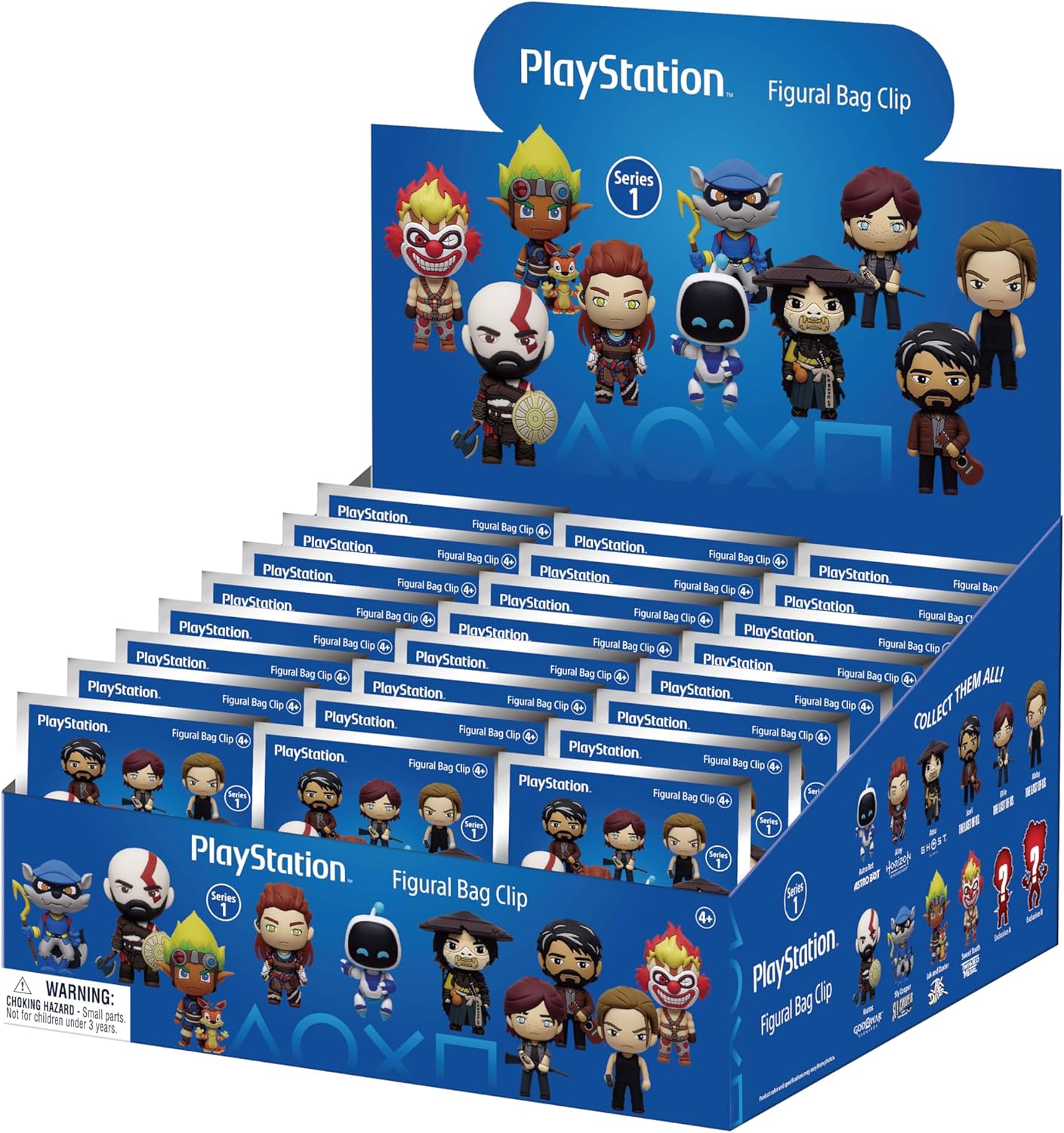 Playstation 3D Foam Character Bag Clip Blind Bag