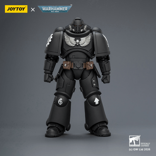 JOYTOY - Iron Hands Intercessor with Bolt Rifle, Bolt Pistol and Chainsword