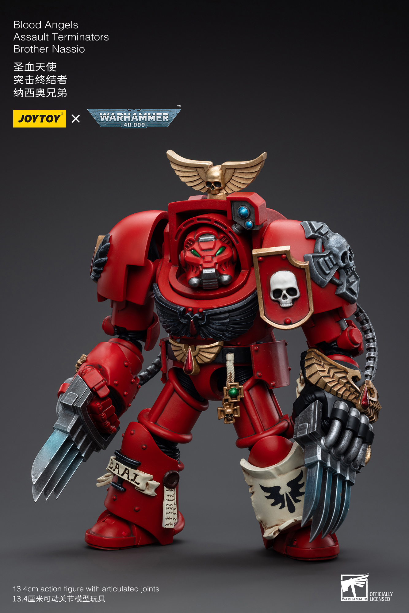 JOYTOY - Blood Angels Assault Terminators Brother Nassio
