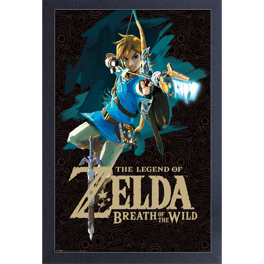 The Legend of Zelda Breath of the Wild 11″X17″ Framed Print