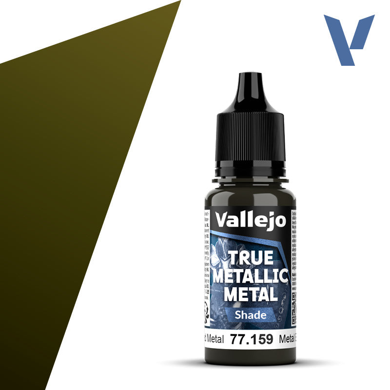 Vallejo - True Metallic Metal: Single Bottles – Aged Metal System 18ml