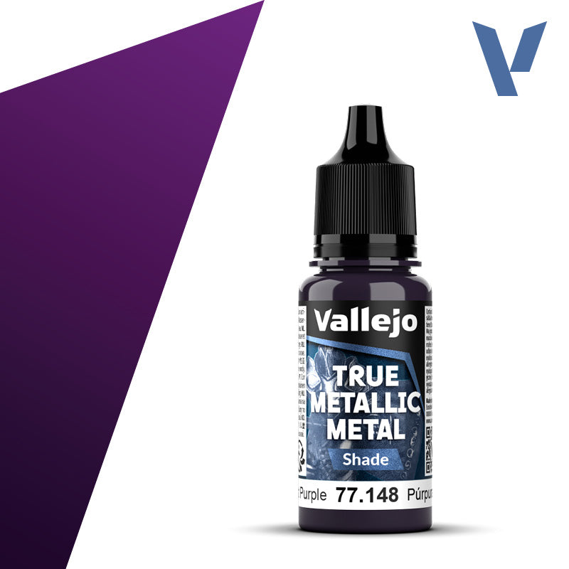Vallejo - True Metallic Metal: Single Bottles – Amethyst Purple System 18ml
