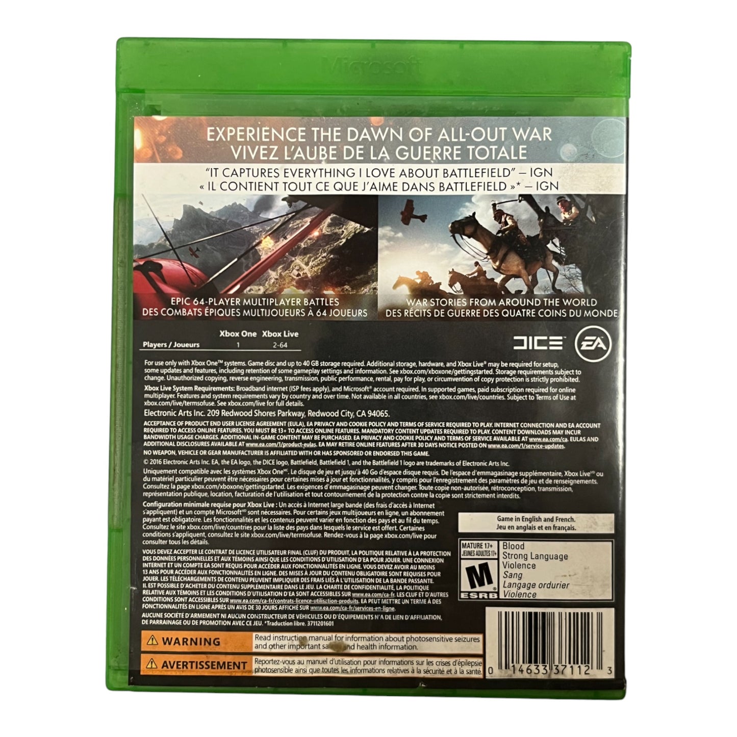 Battlefield 1 (Xbox One)