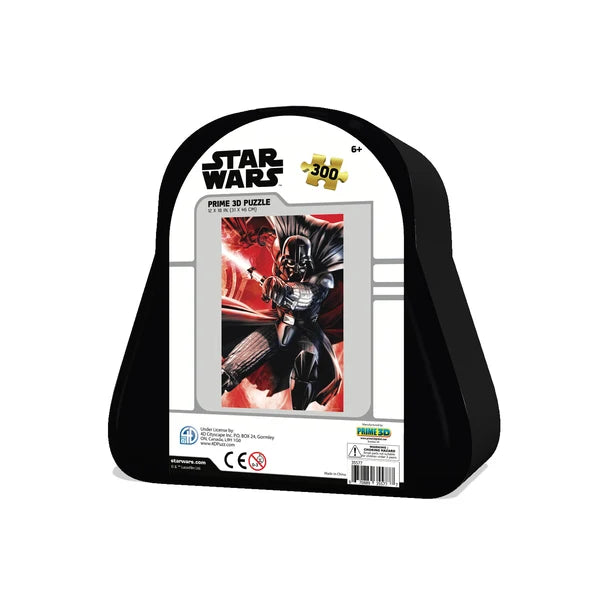 Darth Vader Prime3D Puzzle Tin (300 Pieces, 18" × 12") | Join the Dark Side. Piece by Piece.