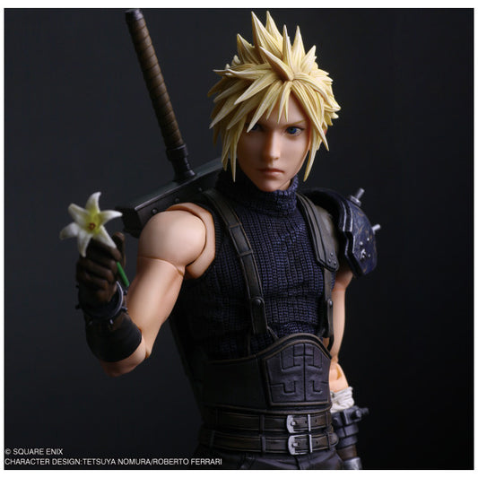 Final Fantasy VII Rebirth Play Arts Shin Cloud Strife Action Figure
