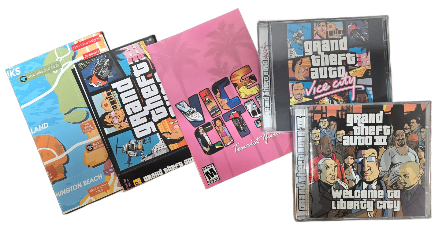 Grand Theft Auto: Vice City & Grand Theft Auto III PC Bundle Boxed (PC)