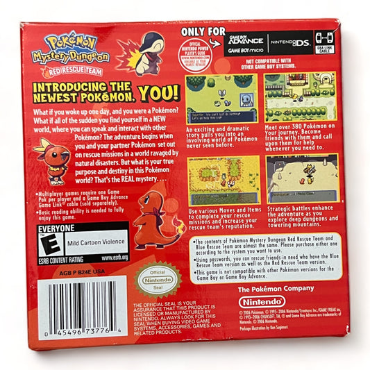 Pokemon Mystery Dungeon Red Rescue Team (GBA)