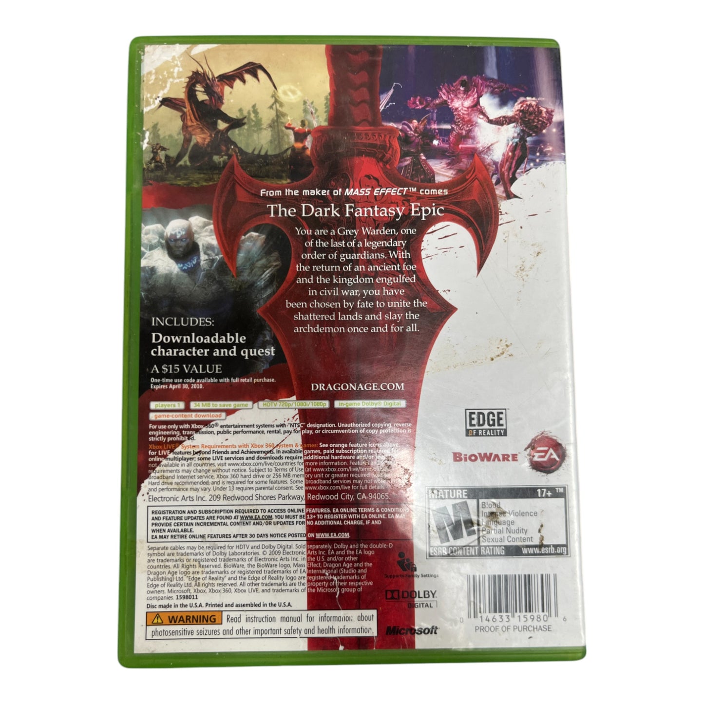 Dragon Age: Origins (Xbox 360)