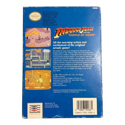 Indiana Jones And The Temple of Doom (NES)