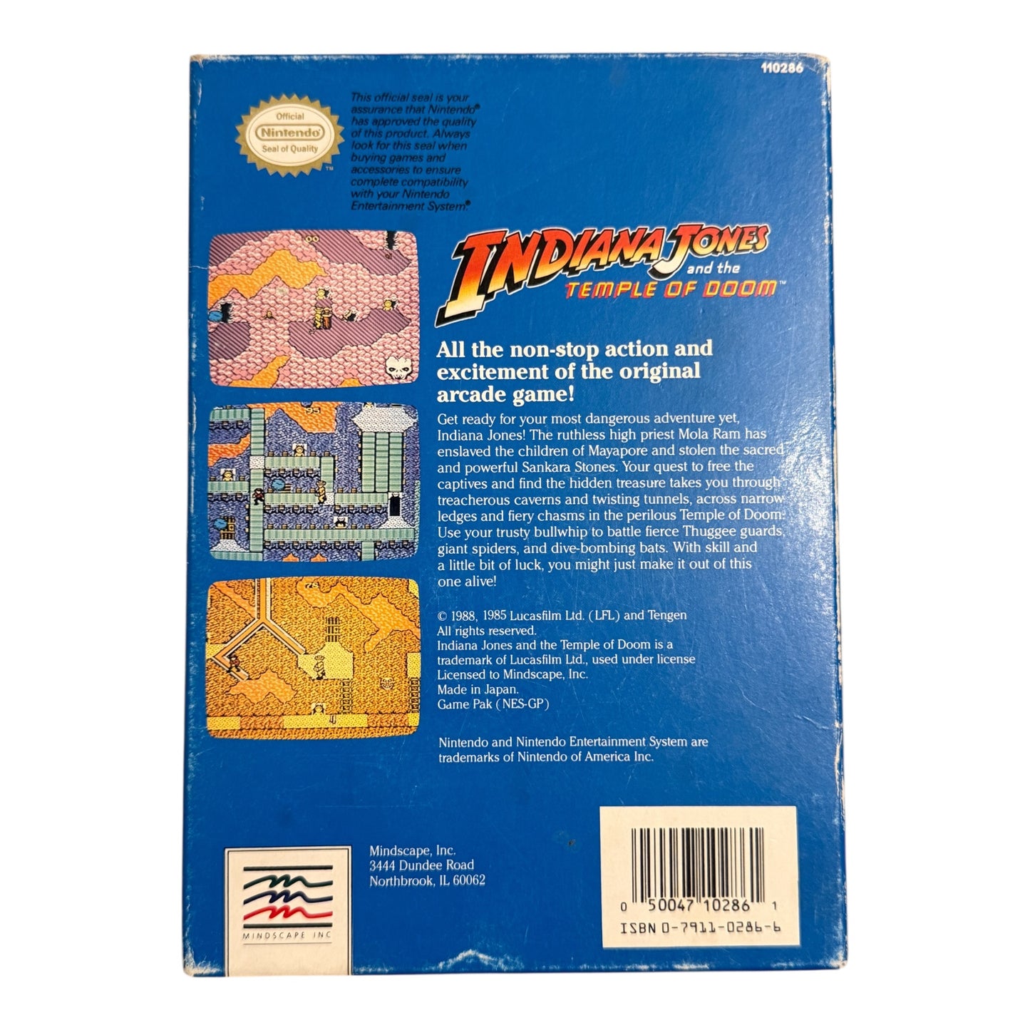 Indiana Jones And The Temple of Doom (NES)