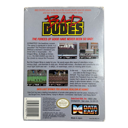 Bad Dudes (NES)