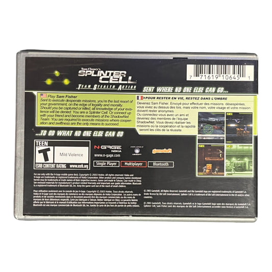 Tom Clancy's Splinter Cell: Team Stealth Action (N-Gage)