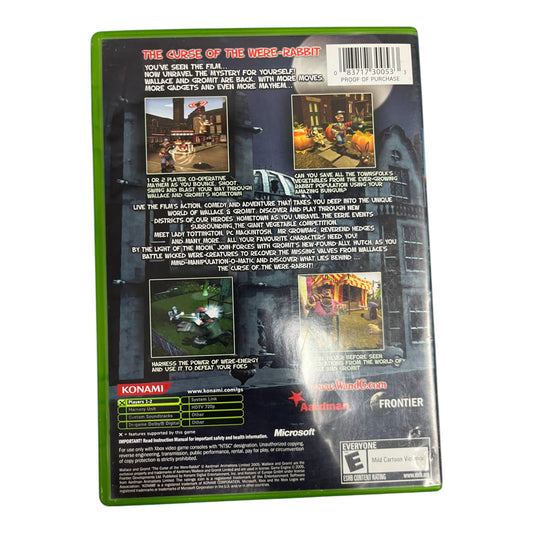 Wallace and Gromit: Curse of the Were Rabbit (Xbox)