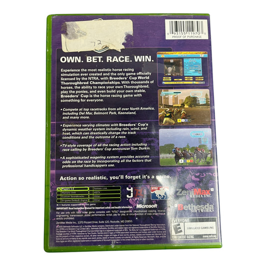 Breeders' Cup World Thoroughbred Championships (Xbox)