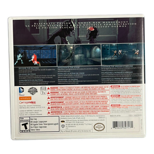 Batman: Arkham Origins Blackgate (3DS)