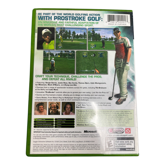 ProStroke Golf World Tour 2007 (Xbox)