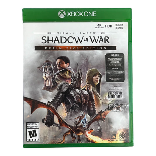 Middle Earth: Shadow of War [Definitive Edition] (XboxOne)