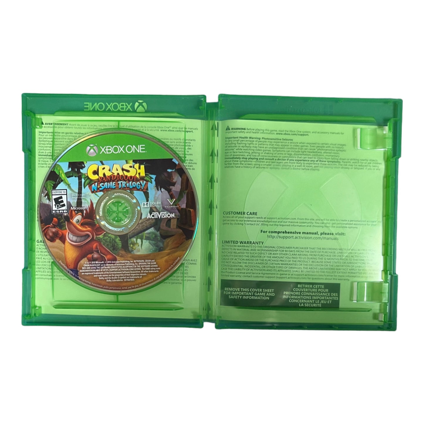 Crash Badicoot N Sane Triology (XboxOne)