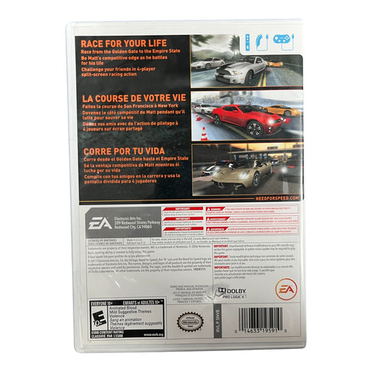 Need For Speed: The Run (Wii)