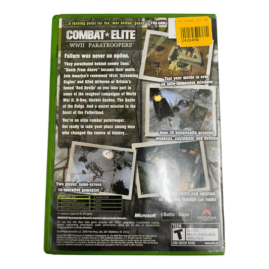 Combat Elite WWII Paratroopers (Xbox)