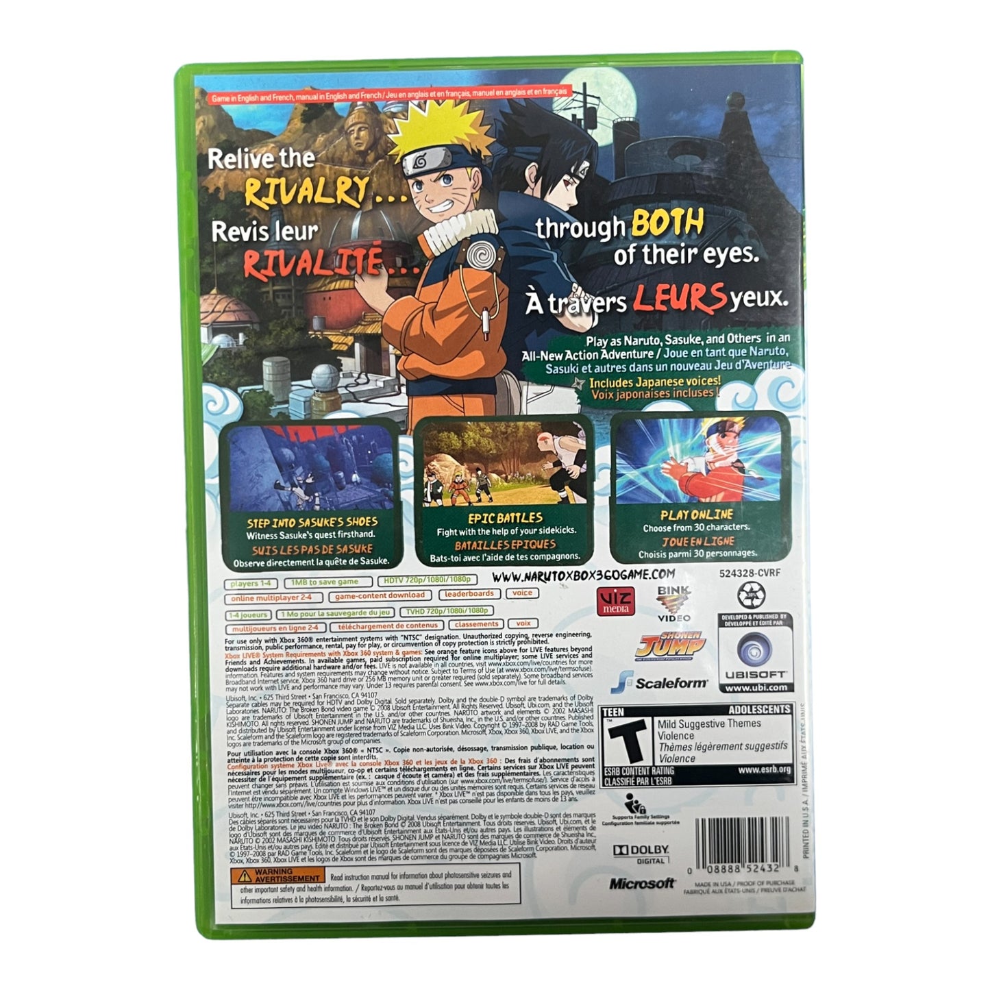 Naruto Broken Bond (Xbox360)