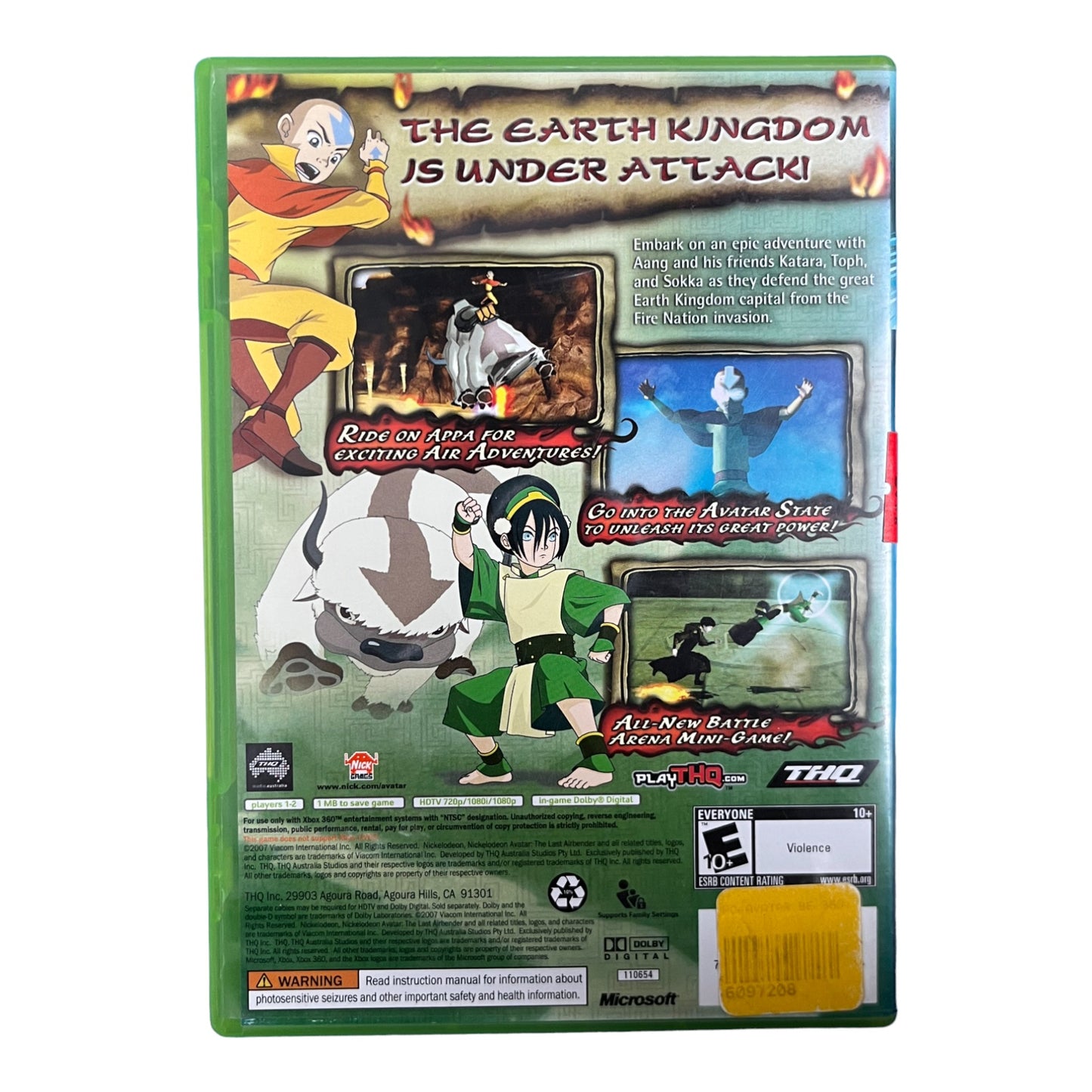 Avatar The Burning Earth (Xbox360)