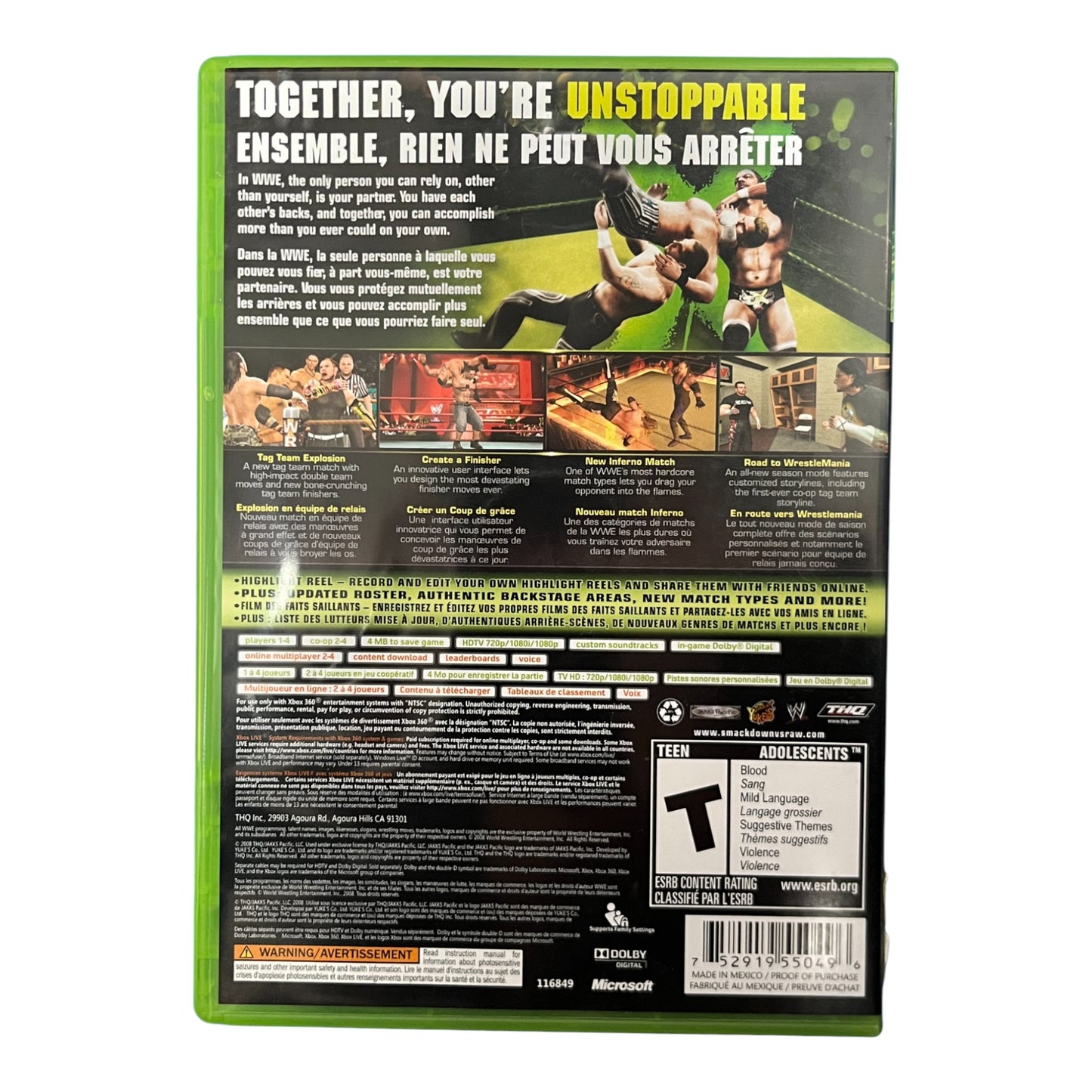 WWE Smackdown Vs. Raw 2009 (Xbox 360)