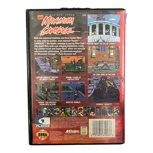 Spiderman Maximum Carnage (GEN)