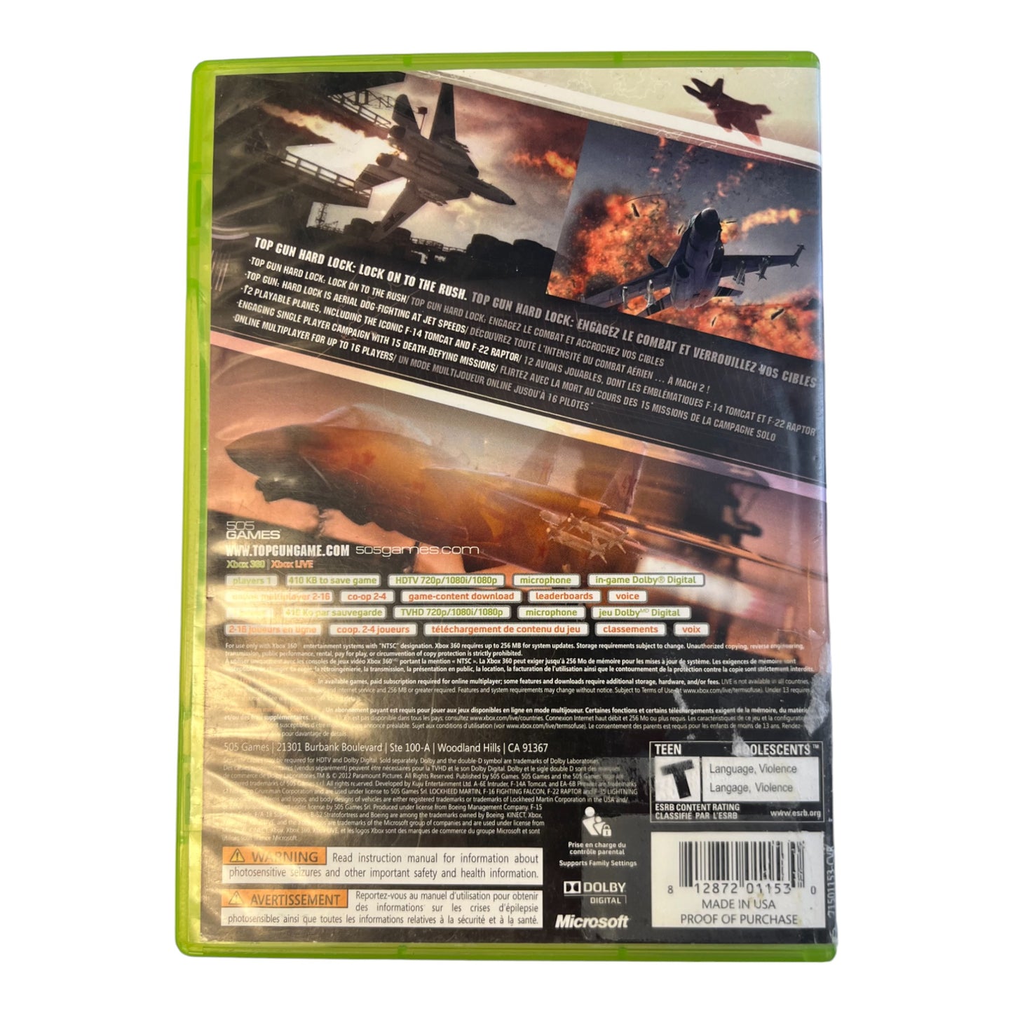 Top Gun Hardlock (Xbox360)