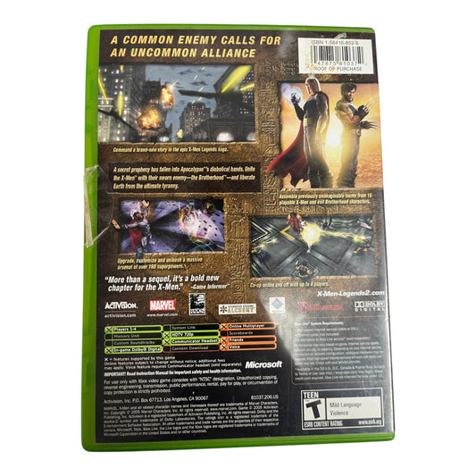 X-Men Legends II: Rise Of Apocalypse (Xbox)