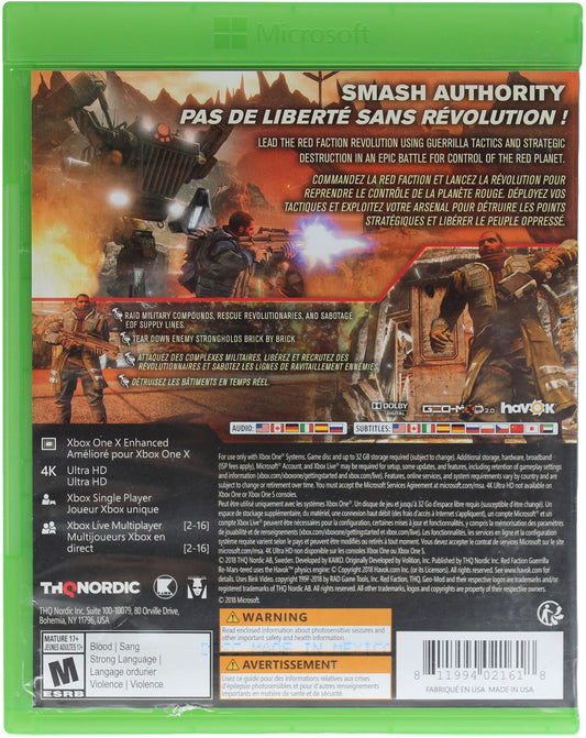 Red Faction: Guerrilla Remastered