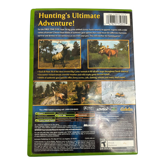 Cabela's Big Game Hunter 2005 Adventures (Xbox)