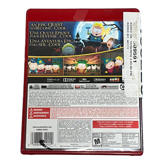 South Park: The Stick Of Truth (PS3)