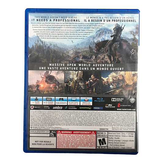 Witcher 3: Wild Hunt (PS4)