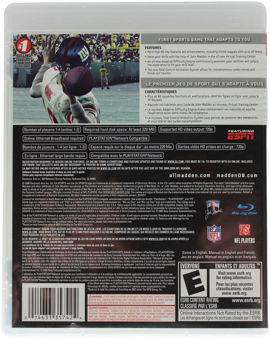 Madden NFL 09 (PS3)