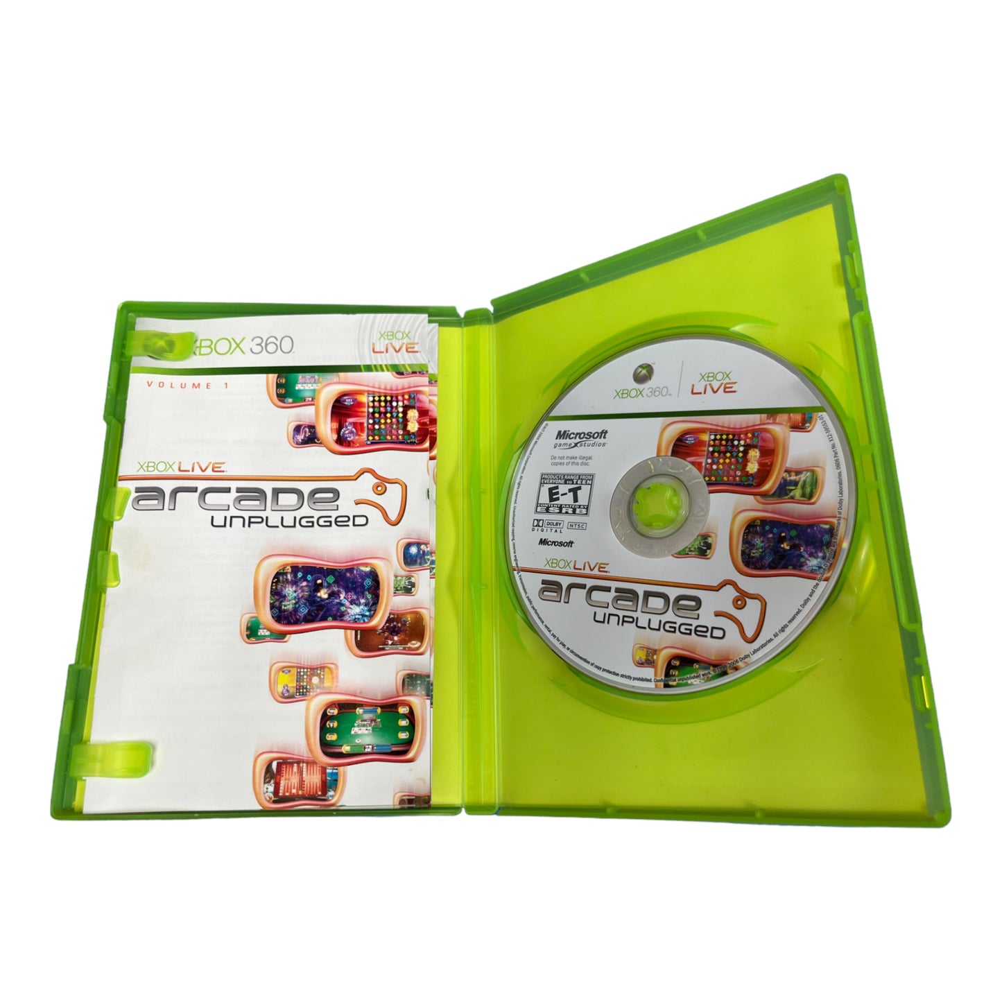 Xbox Live Arcade: Unplugged Volume 1 (Xbox360)