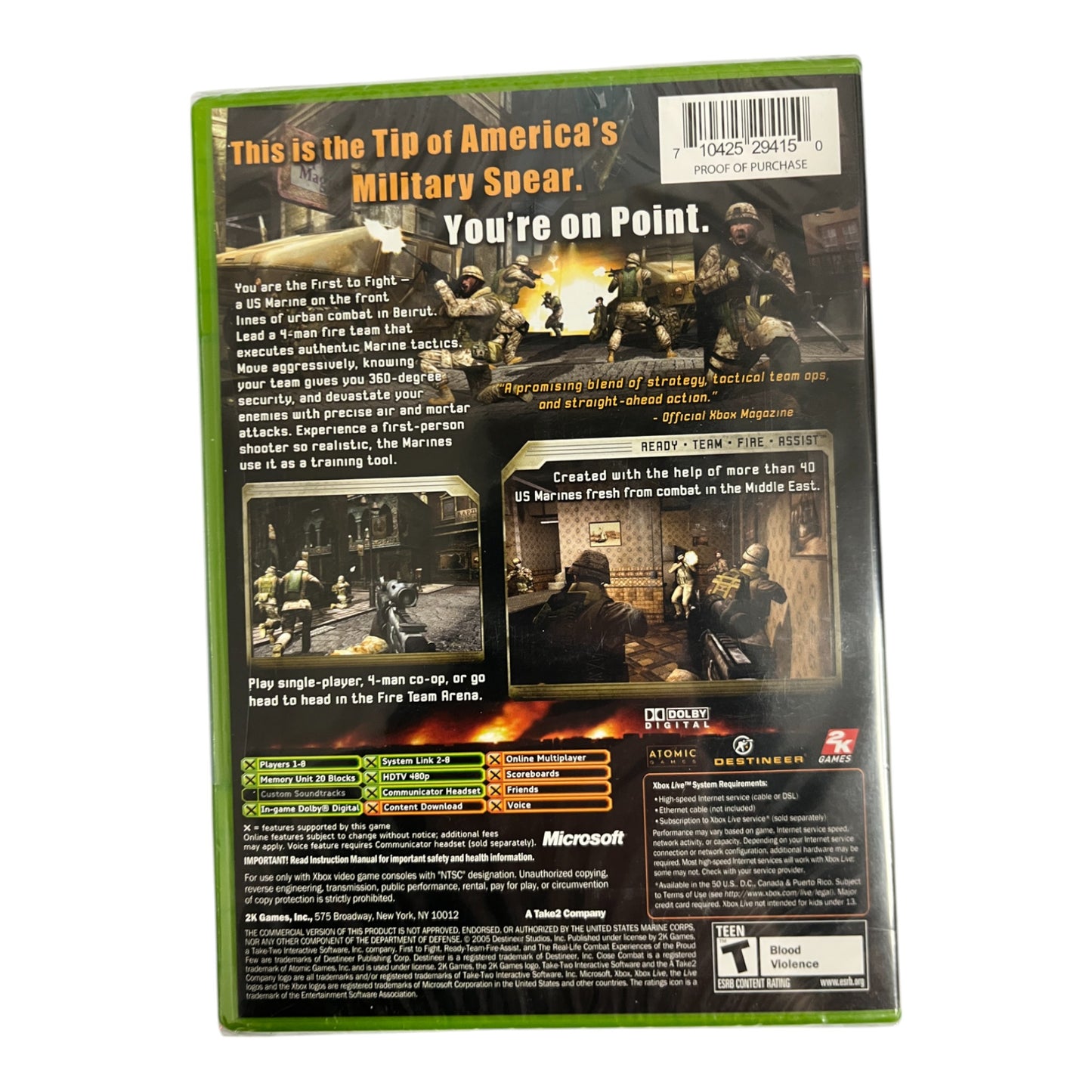 Close Combat: First to Fight (Xbox)