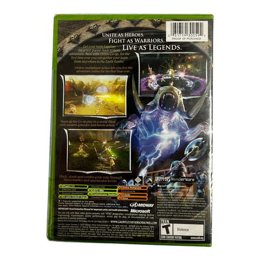 Gauntlet Seven Sorrows (Xbox)