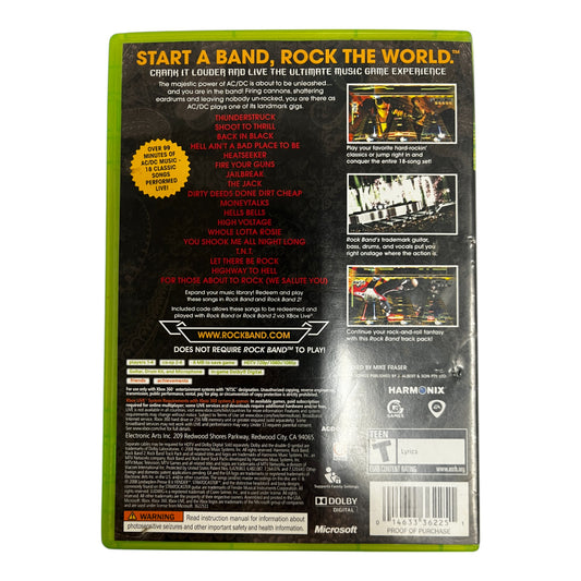 AC/DC Live: Rock Band Track Pack (Xbox 360)