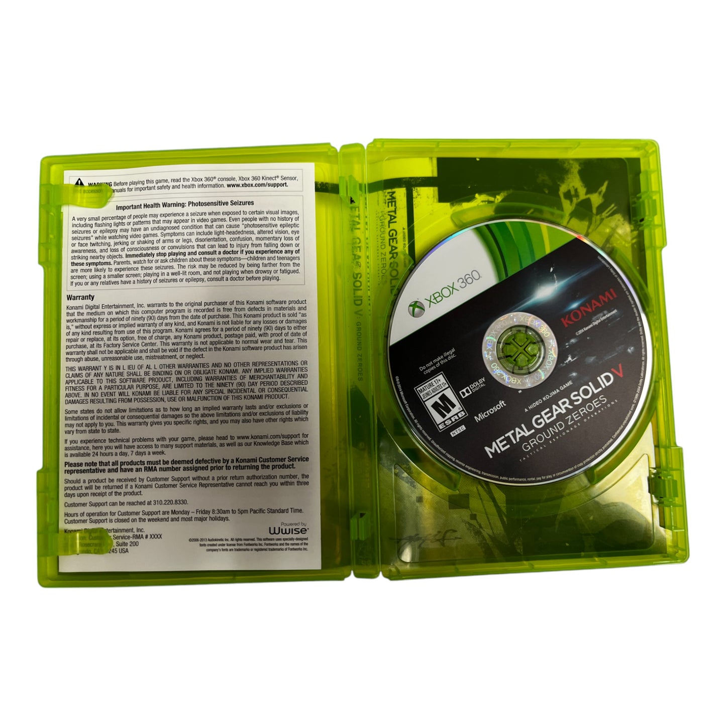 Metal Gear Solid V: Ground Zeroes (Xbox 360)