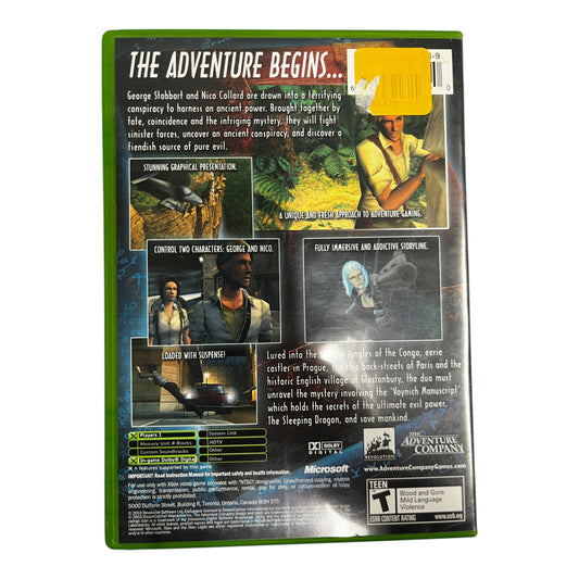 Broken Sword The Sleeping Dragon (Xbox)