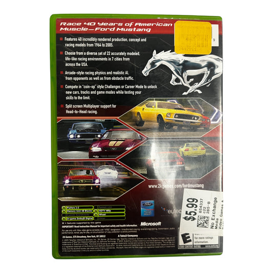 Ford Mustang The Legend Lives (Xbox)