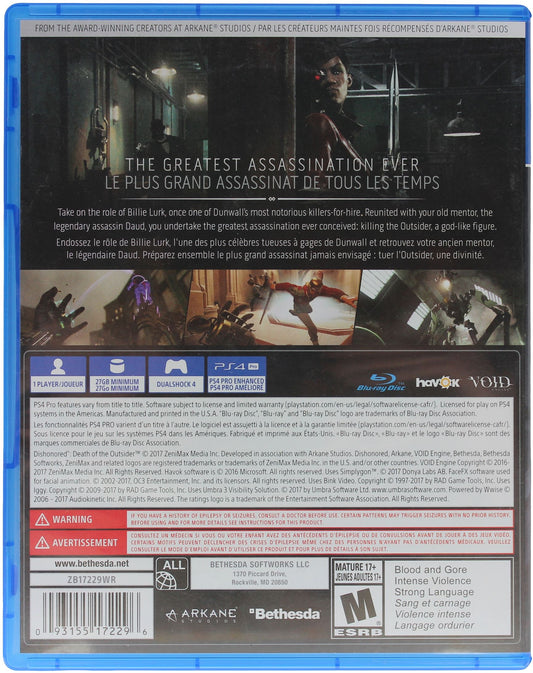 Dishonored: Death Of The Outsider