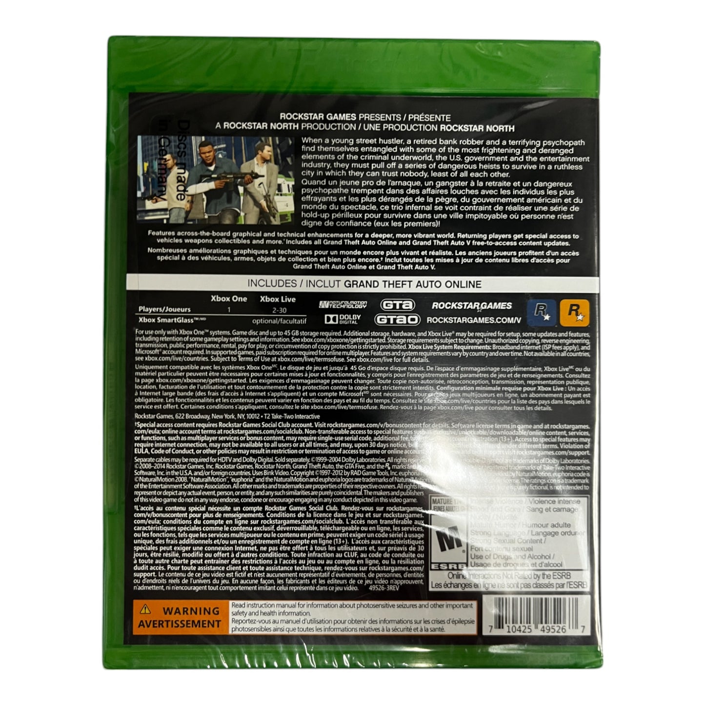 Grand Theft Auto V (Xbox One)