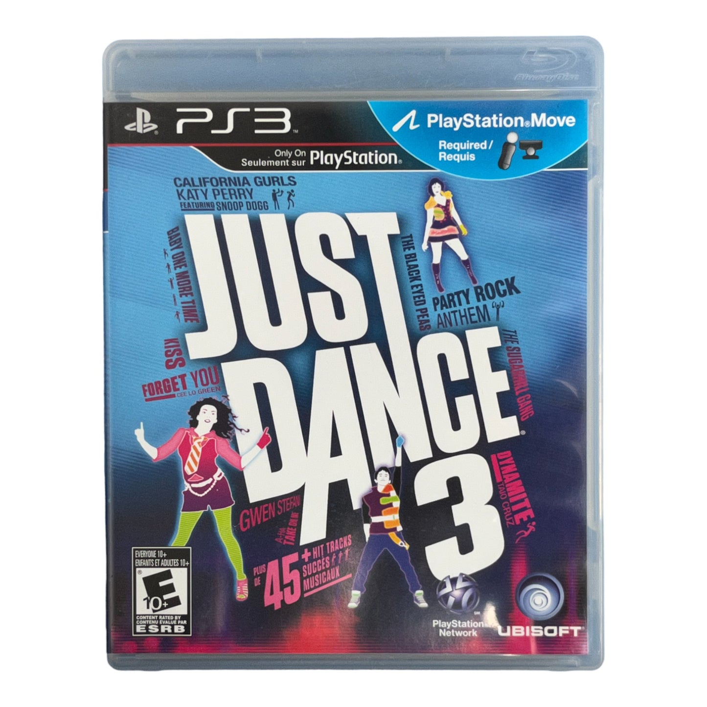 Just Dance 3 game cover for PS3 on a white background