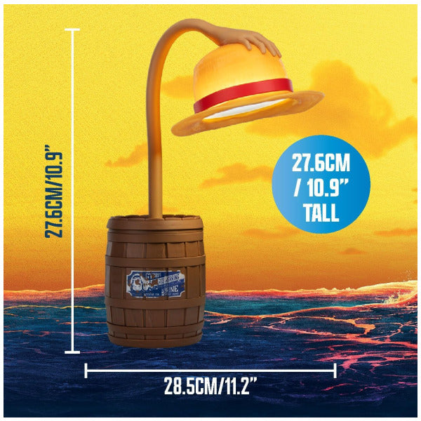 Netflix One Piece Straw Hat 11″ Posable Light